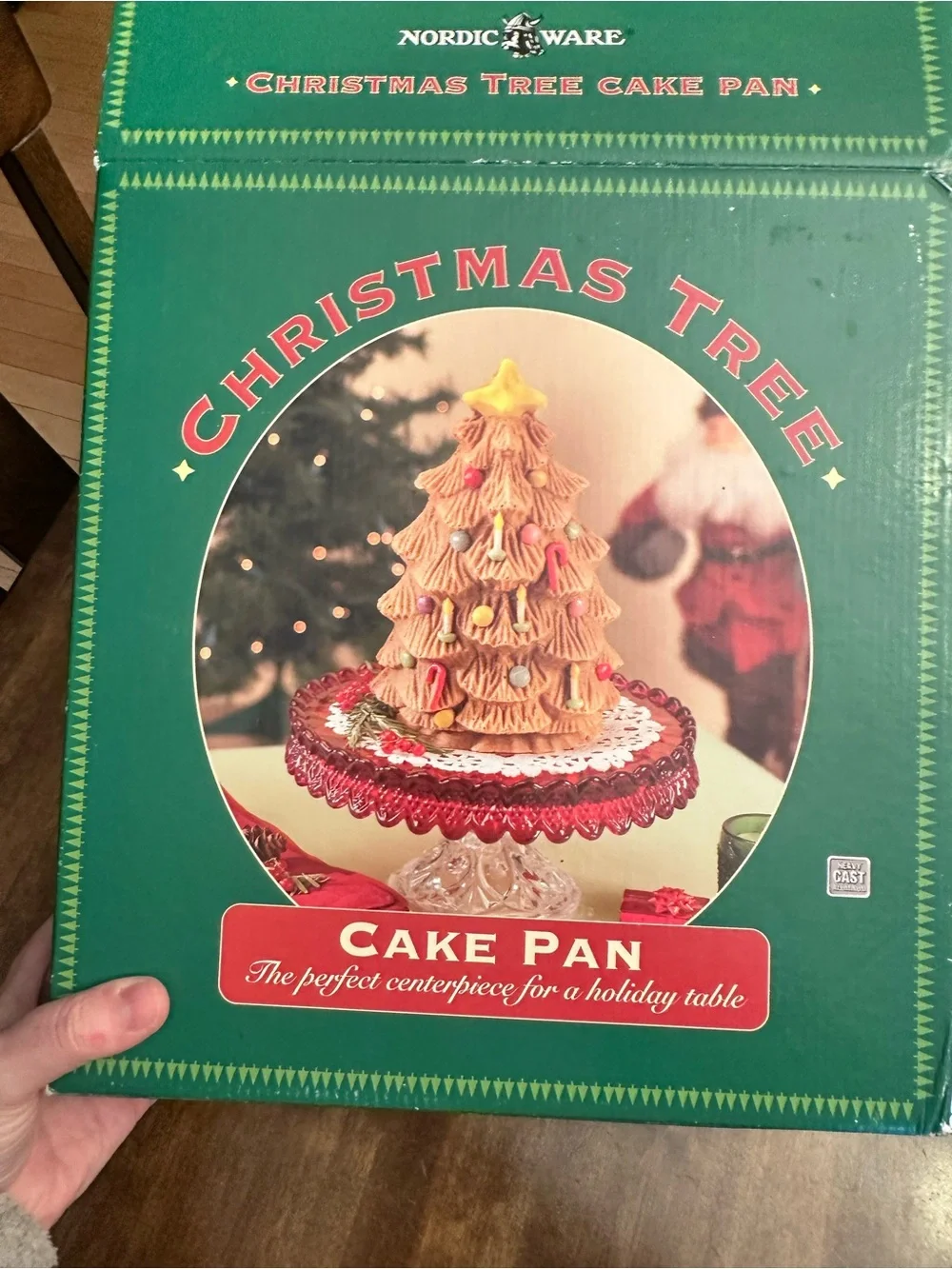 Nordic Ware Christmas Tree Cake Pan 3D Holiday Baking Hosting Party